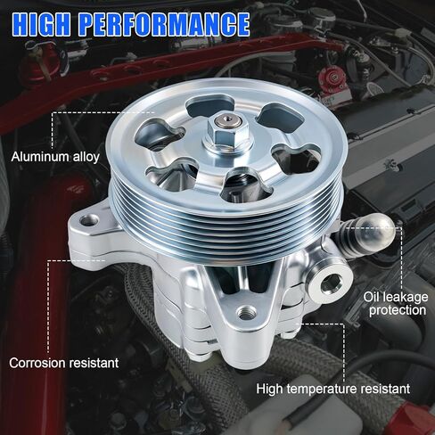 21-5419 مضخة توجيه كهربائية مع بكرة، لهوندا CR-V 2002-2011 2.4L، لأكورد 2006-2007 2.4L، لأكورا TSX 2006-2008 2.4L، للعنصر 2006-2011 2.4L، استبدال #56110PNBA01 in Kuwait