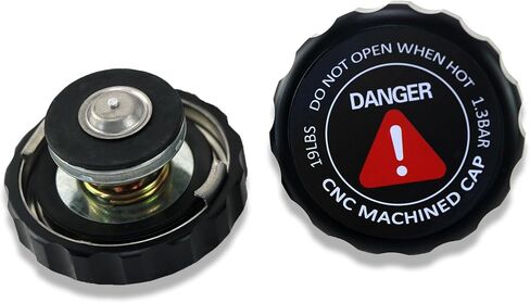 Universal Billet Radiator Cap 1.3 Bar CNC Precision Machined Aluminum Coolant Reservoir Cap for Efficient Cooling in Kuwait