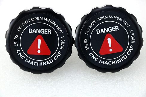 Universal Billet Radiator Cap 1.3 Bar CNC Precision Machined Aluminum Coolant Reservoir Cap for Efficient Cooling in Kuwait