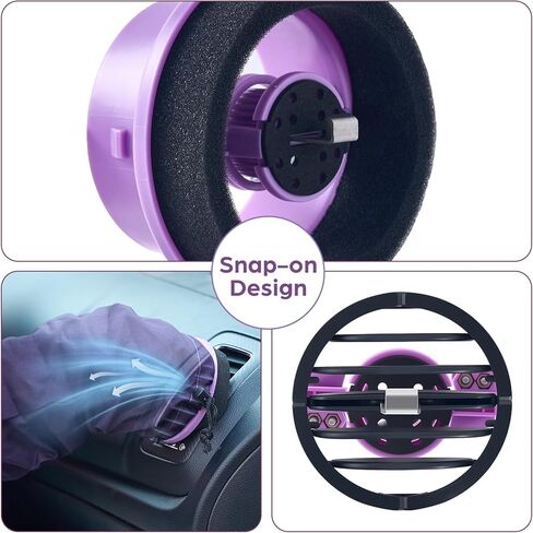 2nd Gen Hook Design Car Ac Vent Extender for Baby Kid Pet, Cool Air Conditioning Hose with Greater Airflow, More Secure Connections, Broader Compatibility,Ac Tube for Back/Third-Row Seat/Trunk(9FT) in Kuwait