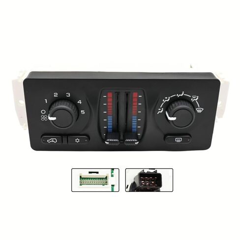 599-210 599-210XD HVAC وحدة التحكم في المناخ لسخان مكيف الهواء المتوافقة مع إسكاليد رينييه تاهو سولود سوبربان أفالانش سييرا 1500 2500 3500 2002-2009 استبدال المفتاح اليدوي المجمع in Kuwait