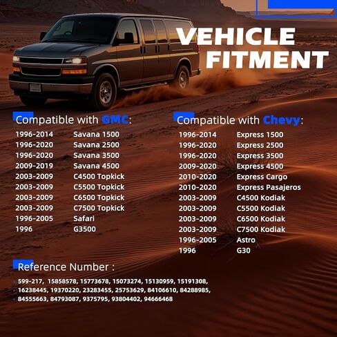 599-217 وحدة التحكم في المناخ لسخان التيار المتردد متوافقة مع 1996-2020 شيفروليه إكسبريس 1500 2500 3500، تشيفي C4500 C5500 C6500 C7500 كودياك، 1996-2020 جي إم سي سافانا 1500 2500 3500 4500، يستبدل # 15073274 in Kuwait