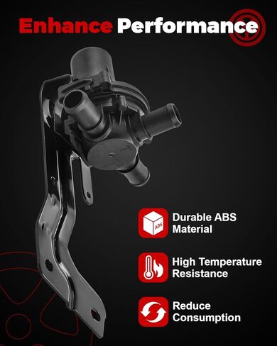 صمام التحكم في السخان مبرد ثلاثي الاتجاه مع دعامة تثبيت متوافقة مع Ram 1500 2500 3500 4500 2013 2014 2015 2016 2017 2018 استبدال 52014892AA، 52014892AB، 52014892AC in Kuwait