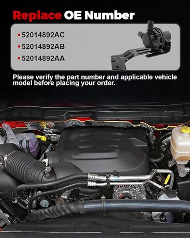 صمام التحكم في السخان مبرد ثلاثي الاتجاه مع دعامة تثبيت متوافقة مع Ram 1500 2500 3500 4500 2013 2014 2015 2016 2017 2018 استبدال 52014892AA، 52014892AB، 52014892AC in Kuwait