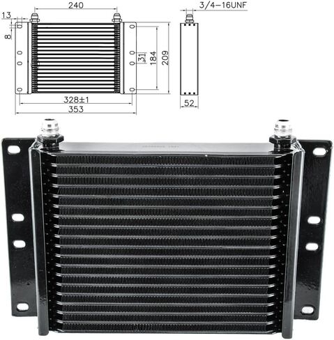 Hydraulic Oil Cooler For New Holland TC35DA TC45DA TC40D TC45D, TC35D, TC40DA 86401869 87301196 Cooler in Kuwait