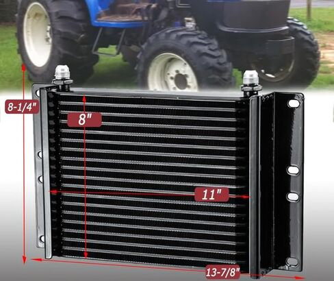 Hydraulic Oil Cooler For New Holland TC35DA TC45DA TC40D TC45D, TC35D, TC40DA 86401869 87301196 Cooler in Kuwait