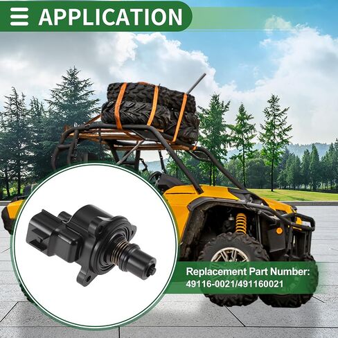 ATV صمام التحكم في الهواء الخامل لـ Kawasaki Teryx 750 2009-2013 استبدال No.49116-0021 صمام التحكم في الهواء الخامل لحقن الوقود لتشغيل المحرك المستقر in Kuwait