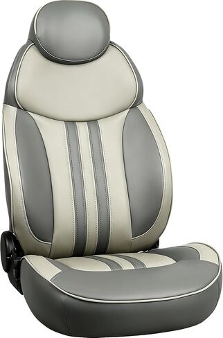 Luxury Recilining Boat Seat High Back Yacht Pontoon Captains Chair,Light Gray/Beige in Saudi Arabia