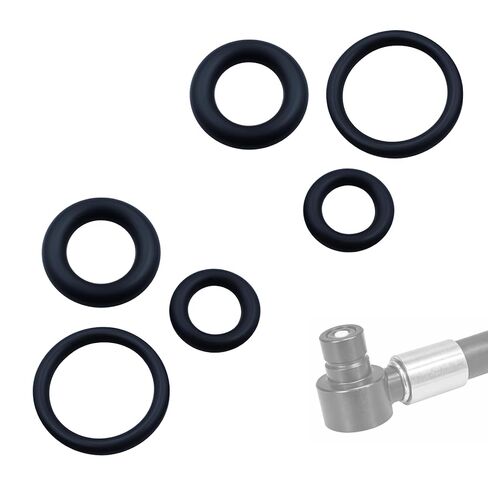 Fuel Line Quick Disconnect O-Ring Kit Compatible with Harley-Davidson EFI Models 2000+, Fuel Tool Check Valve O-Rings and Male Fuel Line End O-Rings Set, Fits Street Glide Road King Softail Sportster in Kuwait