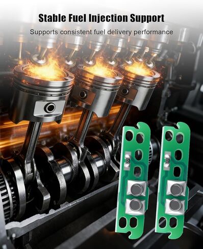 904-107 Diesel Fuel Injector Driver Module Resistor Fit for GM 6.5L Diesel Engines Chevrolet Blazer B7 C1500 Suburban C2500 C3500HD Express 2500 3500 G20 G30 K1500 K2500, Replace 12561890, 2PCS in Kuwait