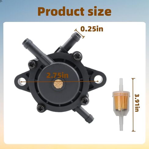 139-0684 127-9206 استبدال مضخة فراغ الوقود لـ Toro Exmark TimeCutter SW 4200 SS 4250 SW 5000 MX 4250 SW 5425 SWX 4250 TITAN HD 1500 أو 2000 سلسلة ركوب جزازة in Kuwait