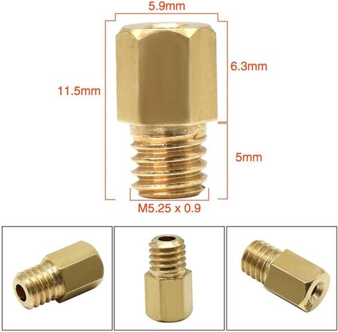12Pcs Carburetor Main Jets for Mikuni VM TM Carb #90 - #200 For Power Jet Motorcycle in Kuwait