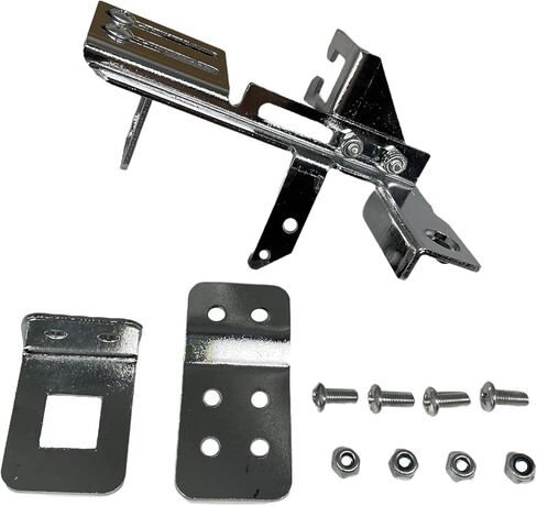 24283 Throttle Cable Bracket Kit, Chrome Steel Carburetor Linkage Bracket Fits for SBC BBC Holley ﻿ in Kuwait