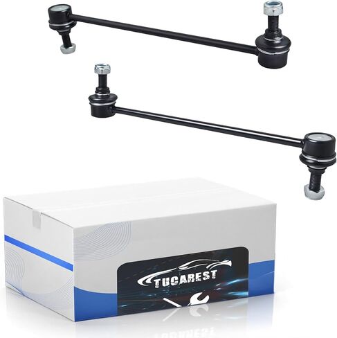 مثبت أمامي Sway Bar Link 2 قطعة K80066 (الطول: 10.50 بوصة) متوافق مع 2000-2005 2006-2010 Fo-rd Focus [# 5S4Z5K484AA YS4Z5K484 SL86395] in Saudi Arabia