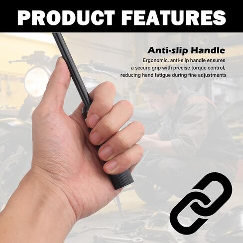 16.37" Carburetor Adjustment Tool,360° Swivel Pilot Screw Adjustment Tool with 110° Angled Head & Non-Slip Handle,Universal Carburetor Screwdriver for ATV/Motorcycle in Kuwait