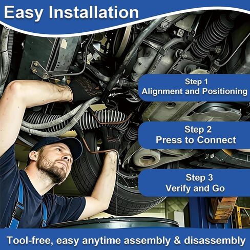 2-Pack Throttle Disconnect Quick Release Ball Joint, 1/4-28 in Female Thread Steel Linkage Fitting with Spring, Throttle Cable Ball End, Steel Carburetor Linkages in Kuwait