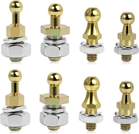 مجموعتان من مجموعة كرات الخانق المكربن ​​المتوافقة مع Holley 20-2، مجموعة مسامير كروية لكابل الخانق الفولاذي شديد التحمل لربط المكربن ​​والتحكم فيه، مقاومة للتآكل in Kuwait