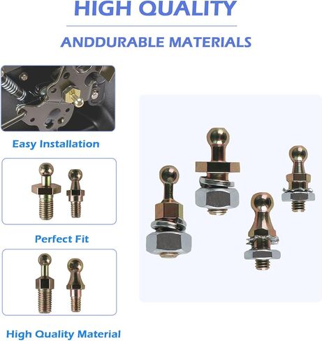 20-2 Carburetor Throttle Ball Assortment Compatible with Holley Carburetor Linkage & Control Steel Material Throttle Cable Ball Stud (1 Sets) in Kuwait