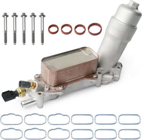 926-959 926-876 3.6L غطاء مرشح مبرد زيت المحرك من الألومنيوم لـ 2017-2018 دودج تشارجر تشالنجر كارافان دورانجو أفينجر رام جيب رانجلر شيروكي كرايسلر 200 300 تاون كانتري in Kuwait