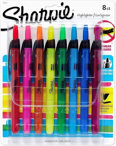 Sharpie Smear Guard Retractable Highlighters in Saudi Arabia