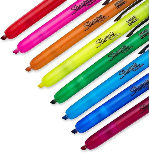 Sharpie Smear Guard Retractable Highlighters in Saudi Arabia