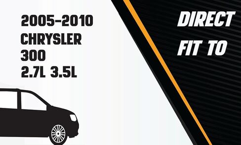 نظام كاتم الصوت للعادم من الفولاذ المقاوم للصدأ بدرجة 409 من Northeast متوافق مع 2005-2010 Chrysler 300 2.7L 3.5L، يتضمن مشابك مجانية in Kuwait