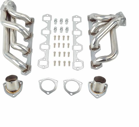 Exhaust Header kit For Ford 260 289 302 1964-1977，1964 1965 1966 1967 1968 1969 1970 1971 1972 1973 1974 1975 1976 Ford Mustang/Maverick/Fairlane/Falcon Exhaust Headers Manifold in Kuwait