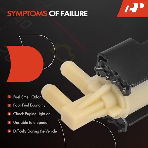 A-Premium Vapor Canister Vent Solenoid Valve Compatible with Toyota Corolla 2000-2004, Matrix 2003-2005 & Chevrolet Prizm 2000-2002 & Pontiac Vibe 2003-2005, 1.8L in Kuwait
