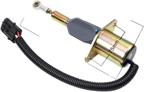 Fuel Solenoid Stop 3928161 12V 3930234 3964624 Compatible With 6CT 8.3L Engine in Kuwait