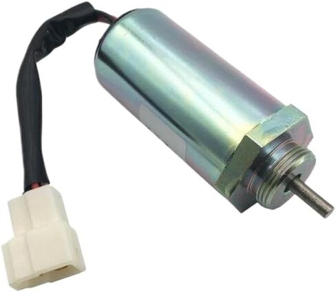Fuel Shutoff Solenoid 897329-5680 8973295680 12V for Kobelco SK75-8 Excavator and EX50U with 3LD1 3LD2 4LE1 Engines in Kuwait