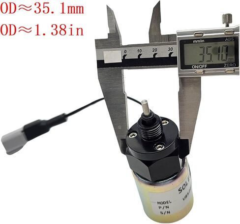12V Throttle Solenoid U85206500 For Perkins 400 Series Engine 403D-15 404D-22 404D-22T 404D-22TA 404F-22 EL 403F-15T GL 403D-15T GN 404D-22 GP 404D-22T GR 404D-22TA in Kuwait