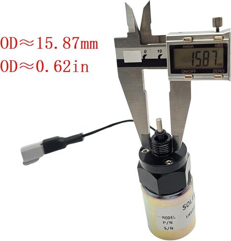 12V Throttle Solenoid U85206500 For Perkins 400 Series Engine 403D-15 404D-22 404D-22T 404D-22TA 404F-22 EL 403F-15T GL 403D-15T GN 404D-22 GP 404D-22T GR 404D-22TA in Kuwait