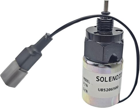 12V Throttle Solenoid U85206500 For Perkins 400 Series Engine 403D-15 404D-22 404D-22T 404D-22TA 404F-22 EL 403F-15T GL 403D-15T GN 404D-22 GP 404D-22T GR 404D-22TA in Kuwait