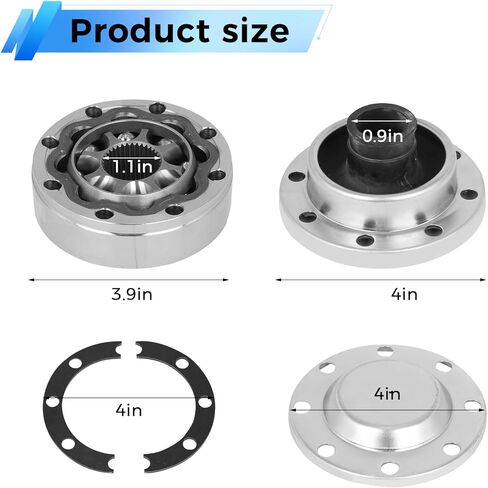 1744014 CV Joint Repair Kit, Compatible with 2007-2018 Jeep Wrangler JK 2DR & 4DR, Replaces 1744014 in Kuwait