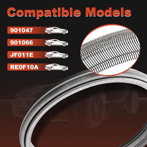 901047 سلسلة حزام ناقل الحركة CVT متوافقة مع Altima Rogue Sentra Maxima 2007-2014 حزام سلسلة ناقل الحركة استبدال JF011E RE0F10A 901066 in Kuwait