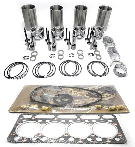 طقم بطانة إعادة بناء المحرك Hconcet 4JB1 4JB1T متوافق مع محرك ISUZU 4JB1 4JB1T in Kuwait