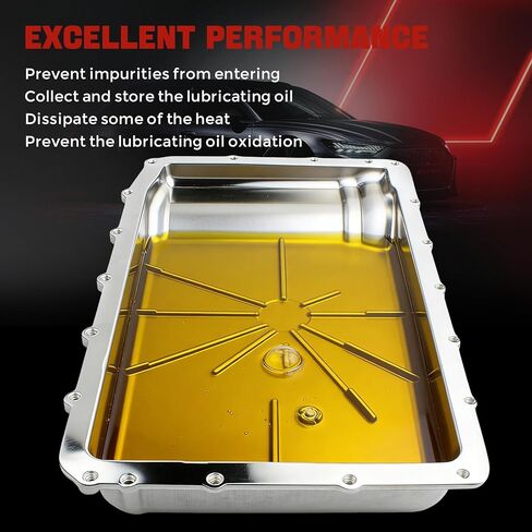 265-897 Upgraded aluminum Transmission Oil Pan Ten Speed Transmission Filter with Magnetic Drain Plug & Gasket Fit for 2017-2023 F150, 2018-2023 Expedition/Mustang/Navigator, 2019-2023 Ranger in Kuwait