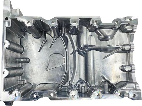 SHOWSEN 264-323 Engine Oil Pan Sump with Drain Plug Compatible with 2011-2023 Ford F-150,Expedition/Transit-150/Transit-250/Transit-350 15-24,Mustang 11-17,3.3L 3.5L 3.7L Replacement BR3Z6675P in Kuwait