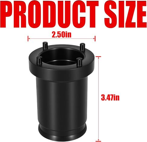 ​​Output Shaft Locknut Socket Removal Tool T-7458 Fits Ford F-150, Super Duty F-250 F-350 F-450 F-550 (2003-2019) TorqShift 5R110W, 4R100 & 10R80 Transmissions 1/2" Drive​​ in Kuwait