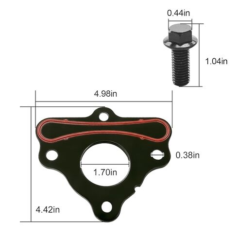 Camshaft Thrust Retainer Plate Kit for LS Engines 4.8L 5.3L 6.0L 6.2L LS1 LQ4 LQ9 LS2 LS3 Replaces #12589016 and 134-1002 Bolt Kit in Kuwait