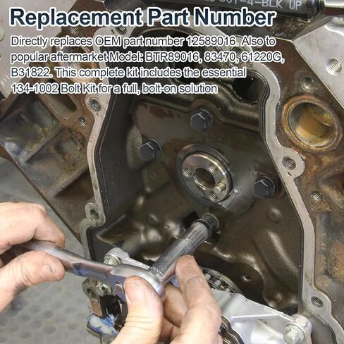 Camshaft Thrust Retainer Plate Kit for LS Engines 4.8L 5.3L 6.0L 6.2L LS1 LQ4 LQ9 LS2 LS3 Replaces #12589016 and 134-1002 Bolt Kit in Kuwait