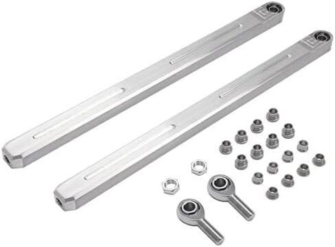 ALMULOO Rear Upper Radius Rods Arms Compatible with 2014-2023 Polaris Turbo/RZR XP 1000/RZR RS1 High Ground Clearance Protective Oil Coating Aluminium Silvery in Kuwait