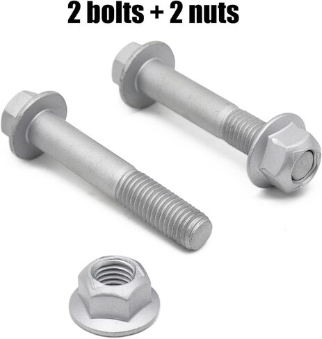 Pair Rear Strut Bolt & Flange for Honda CR-V 2002-2006, Element 2003-2011, Civic 2006-2015 & More - Rear Lower Shock Mount to Trailing Arm/Control Arm in Kuwait
