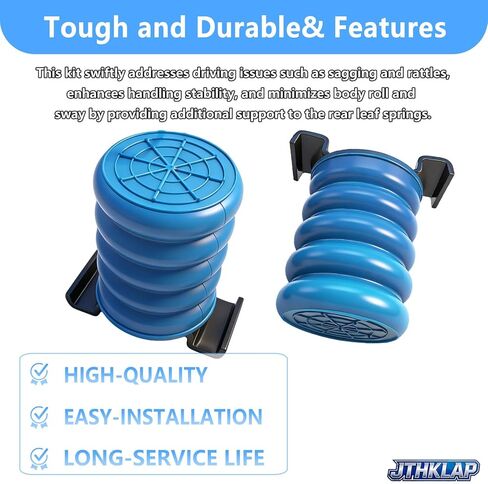 SSR-610-40 Rear Suspension Left and Right Air Helper Spring Kit Compatible with 2005-2015 Toyota Tacoma, 2000-2021 Tundra,Frontier Titan, Hilux Triton - Replace SSR61040 in Kuwait