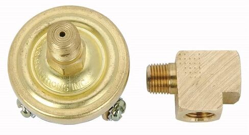 JEGS Adjustable Fuel Pressure Safety Switch | 1/8" NPT Male Thread | Adjustable from 5-24 PSI | Normally Open | One Per Package in Kuwait