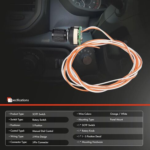 مفتاح SOTF متوافق مع Ford 6.7L Powerstroke F-250 F-350 F-450 F-550 Super Duty 2011-2022، مفتاح اختيار درجة حرارة الوقود بـ 5 أوضاع مع موصل in Kuwait
