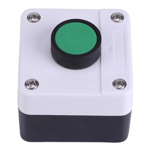 Weatherproof Green Push Button Control Box for Gate Opener, One Button Switch, Durable Construction, Compact Design (JYA03113) in Kuwait
