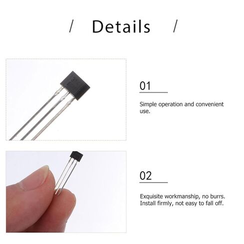 TIDTALEO 10pcs 3144 Hall Effect Sensor 3-pin Switch Type Replacement Sensor for Automotive Brushless Motor Applications in Kuwait