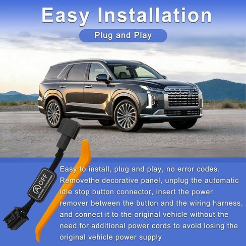 تعطيل إيقاف تشغيل الخمول التلقائي المتوافق مع GMC Sierra 1500 2019-2021 تعطيل إيقاف التشغيل التلقائي بشكل دائم - تجاوز التوصيل والتشغيل بدون أخطاء in Kuwait