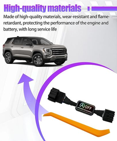 مزيل بدء التشغيل التلقائي الخامل تعطيل متوافق مع Chevy Equinox، GMC Terrain 2025-2026 تعطيل إيقاف التشغيل التلقائي بشكل دائم - التوصيل والتشغيل بدون أخطاء in Kuwait